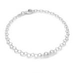 Chain bracelet - two-piece, silver Chain bracelet - two-piece, AG 925 silver